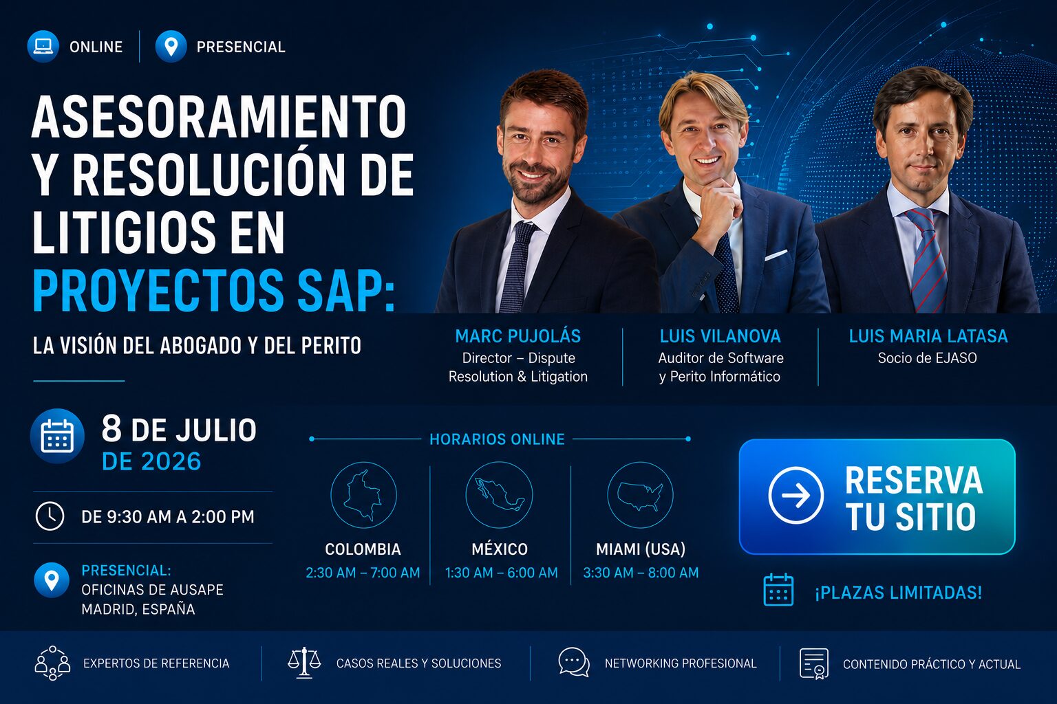 Asesoramiento y Resolución de litigios en Proyectos SAP: la visión del abogado y del perito